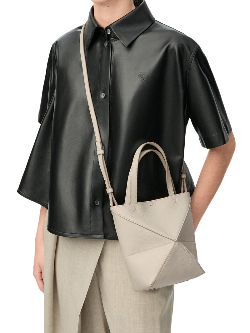 BORSA MINI PUZZLE FOLD IN PELLE