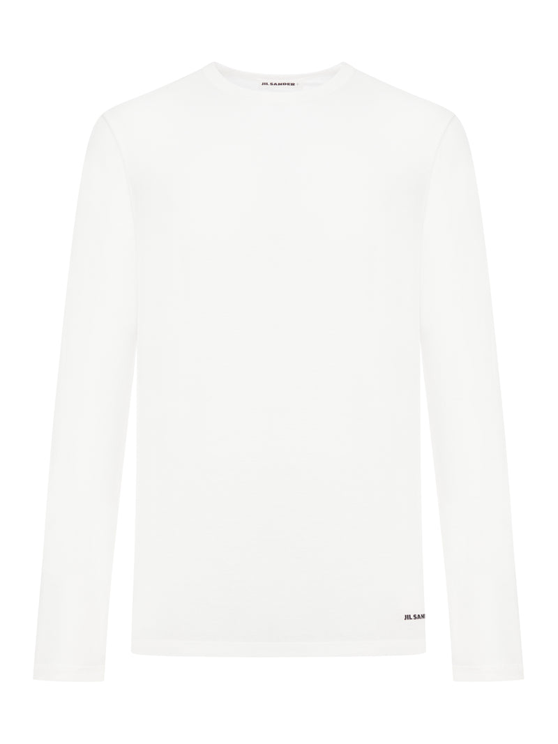 T-SHIRT GIROCOLLO IN COTONE