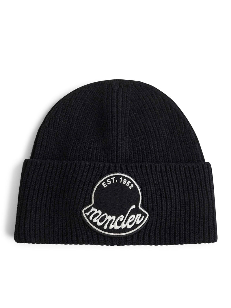 CAPPELLO IN LANA CON LOGO