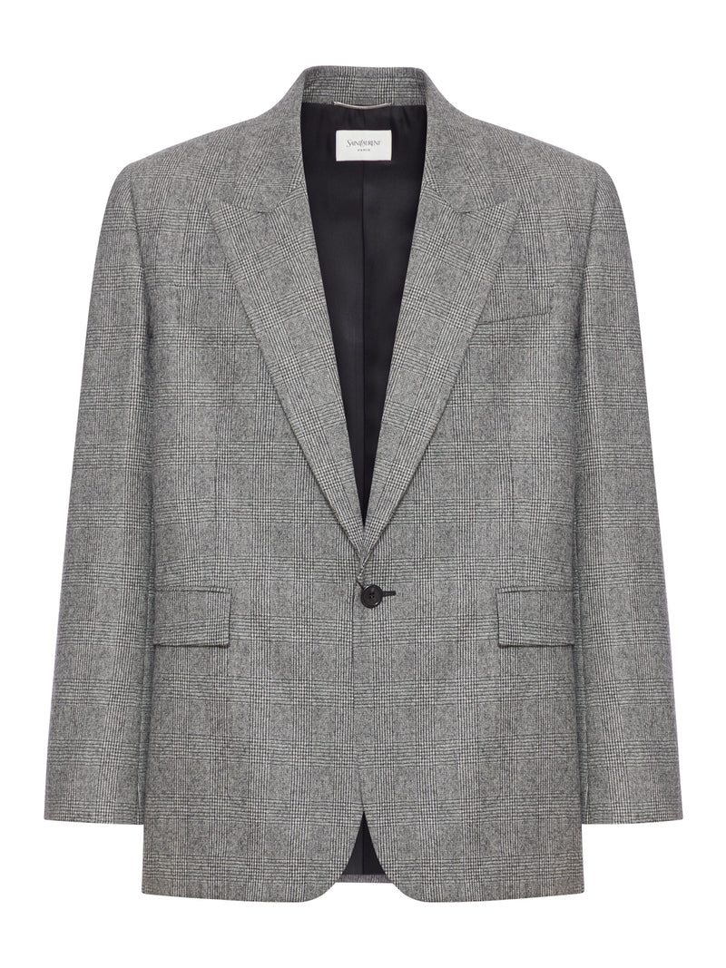 GIACCA IN FLANELLA DI LANA PRINCIPE DI GALLES