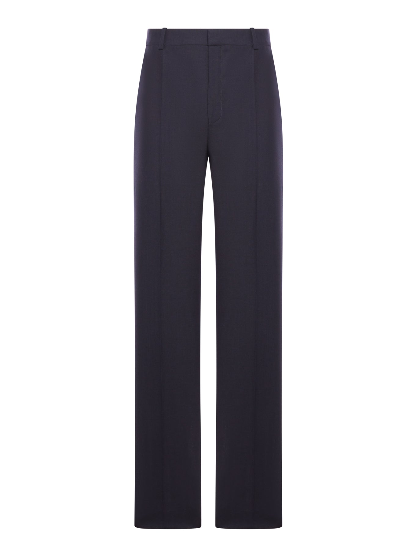 PANTALONI A VITA ALTA IN LANA