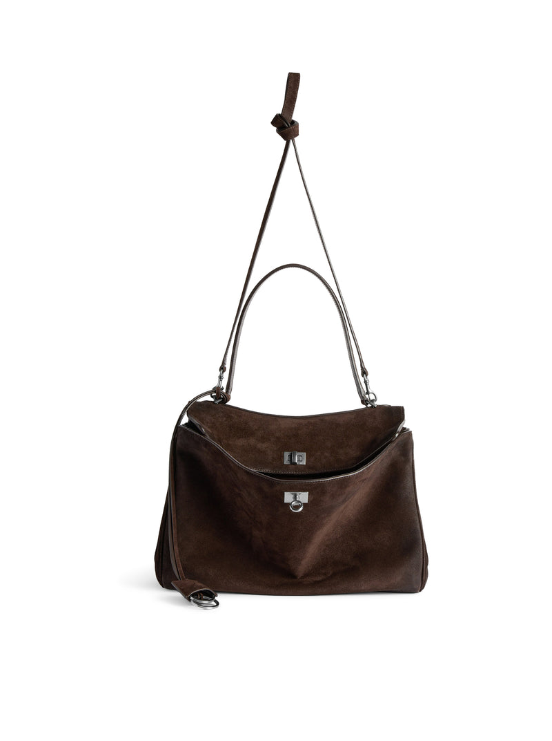 BORSA RODEO MEDIA IN PELLE SCAMOSCIATA