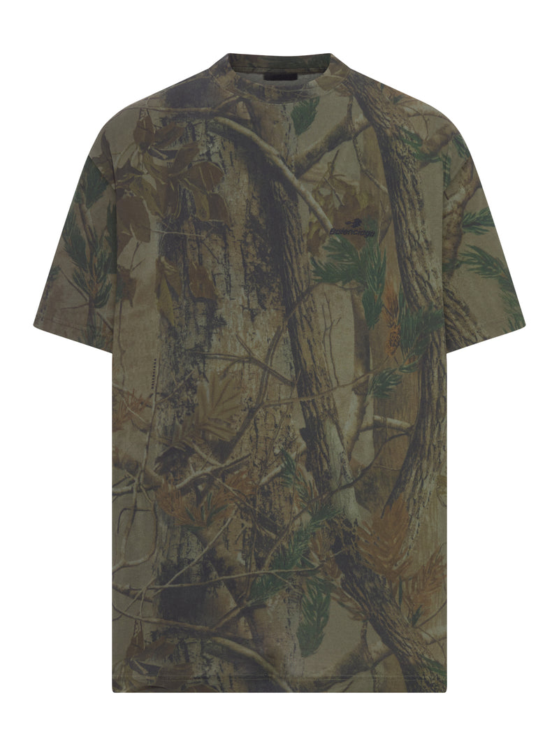 T-SHIRT TWISTED CON LOGO SPORTIVO A13 CAMO DRY