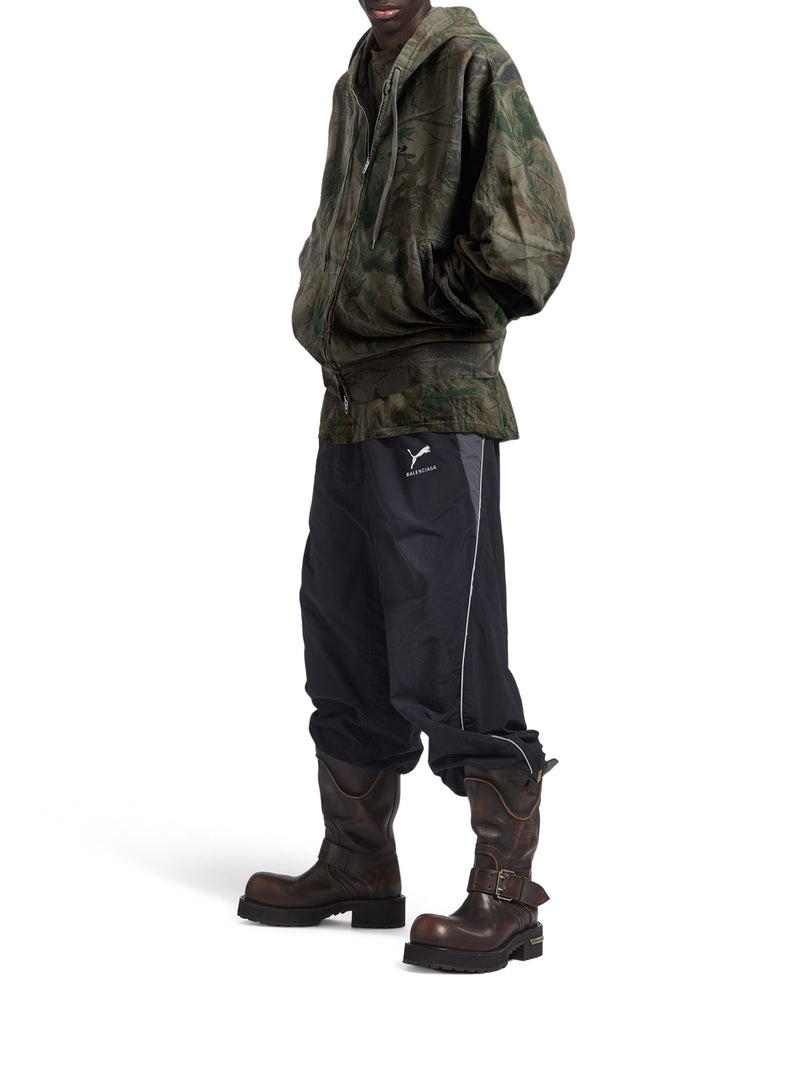 HOODIE CON ZIP DIAMOND B OVERSIZE