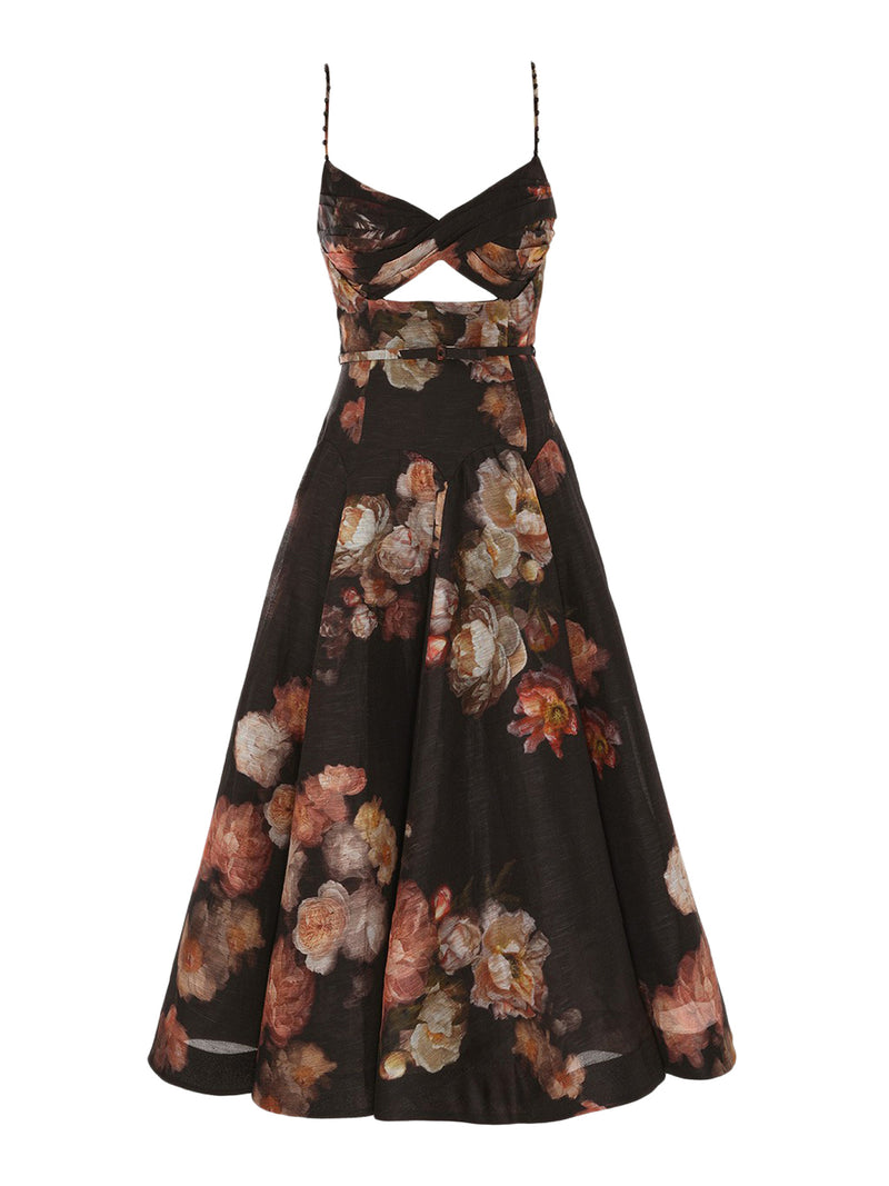 ABITO MIDI INCROCIATO HYPNOTIC