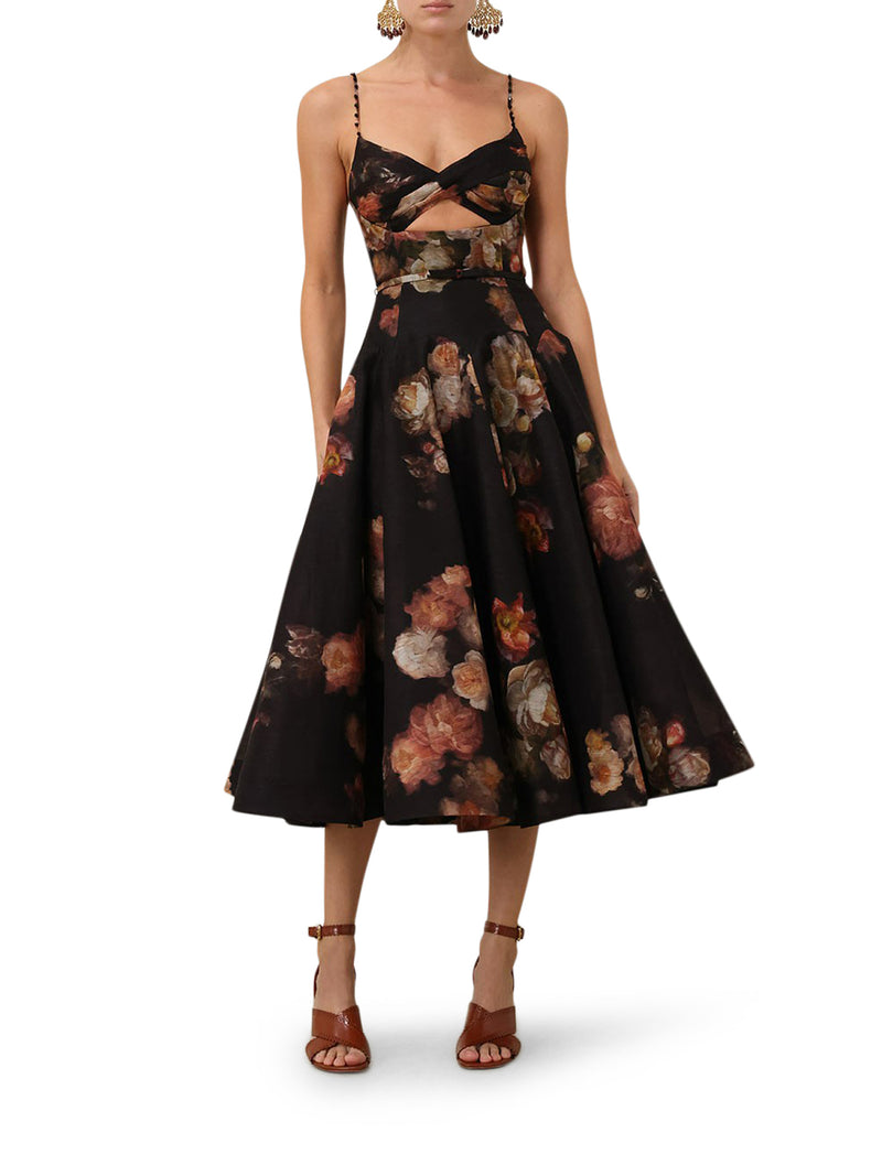 ABITO MIDI INCROCIATO HYPNOTIC