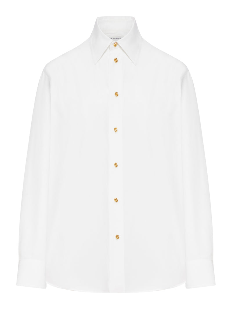 CAMICIA CLASSICA IN POPELINE DI COTONE