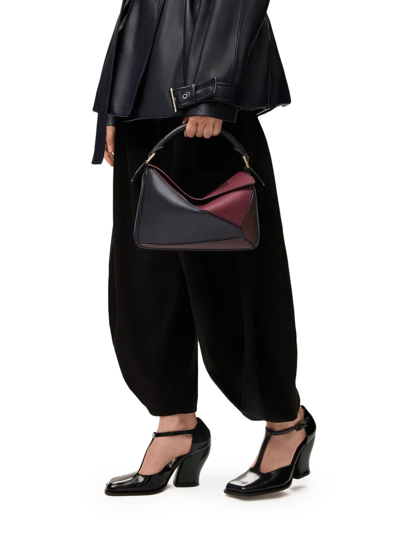 BORSA PUZZLE PICCOLA IN NAPPA