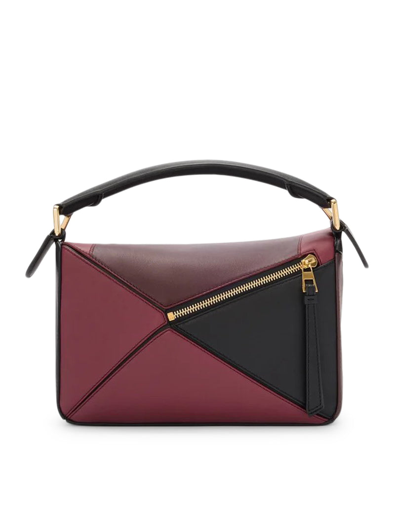 BORSA PUZZLE PICCOLA IN NAPPA