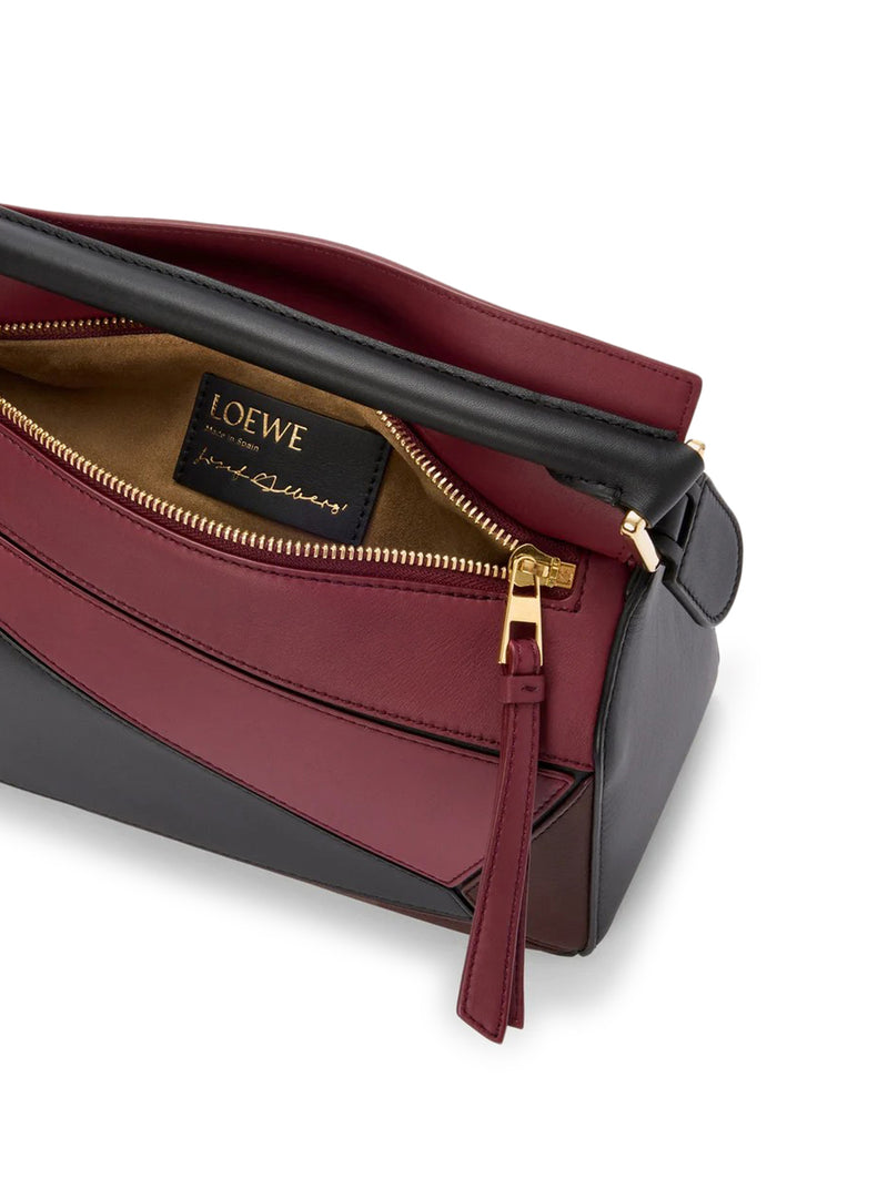 BORSA PUZZLE PICCOLA IN NAPPA