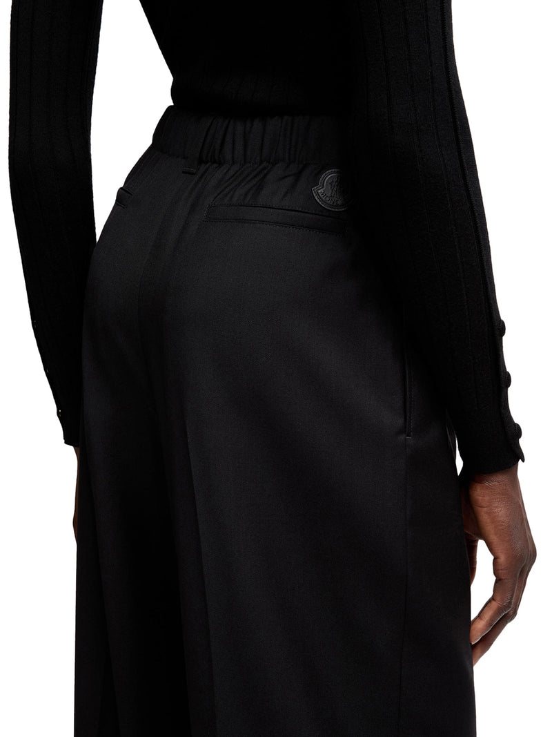 PANTALONI SARTORIALI IN GABARDINE DI LANA