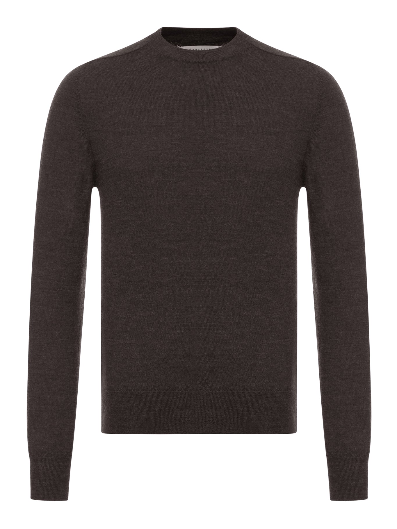 MAGLIONE IN LANA CON TOPPE SUI GOMITI