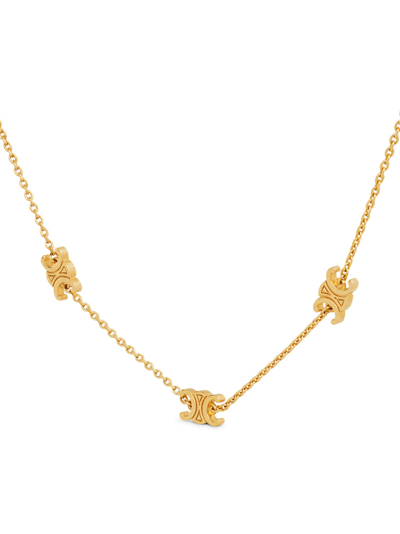 COLLANA MINI TRIOMPHE IN OTTONE FINITURA ORO