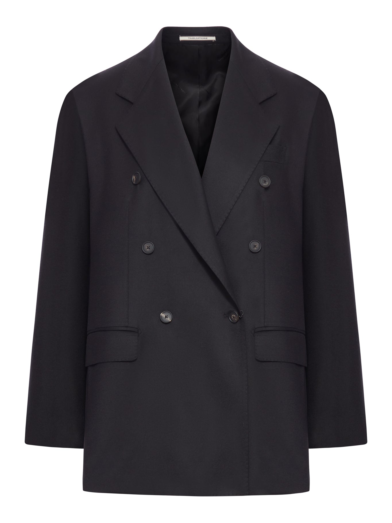 BLAZER DOPPIOPETTO IN LANA E SETA