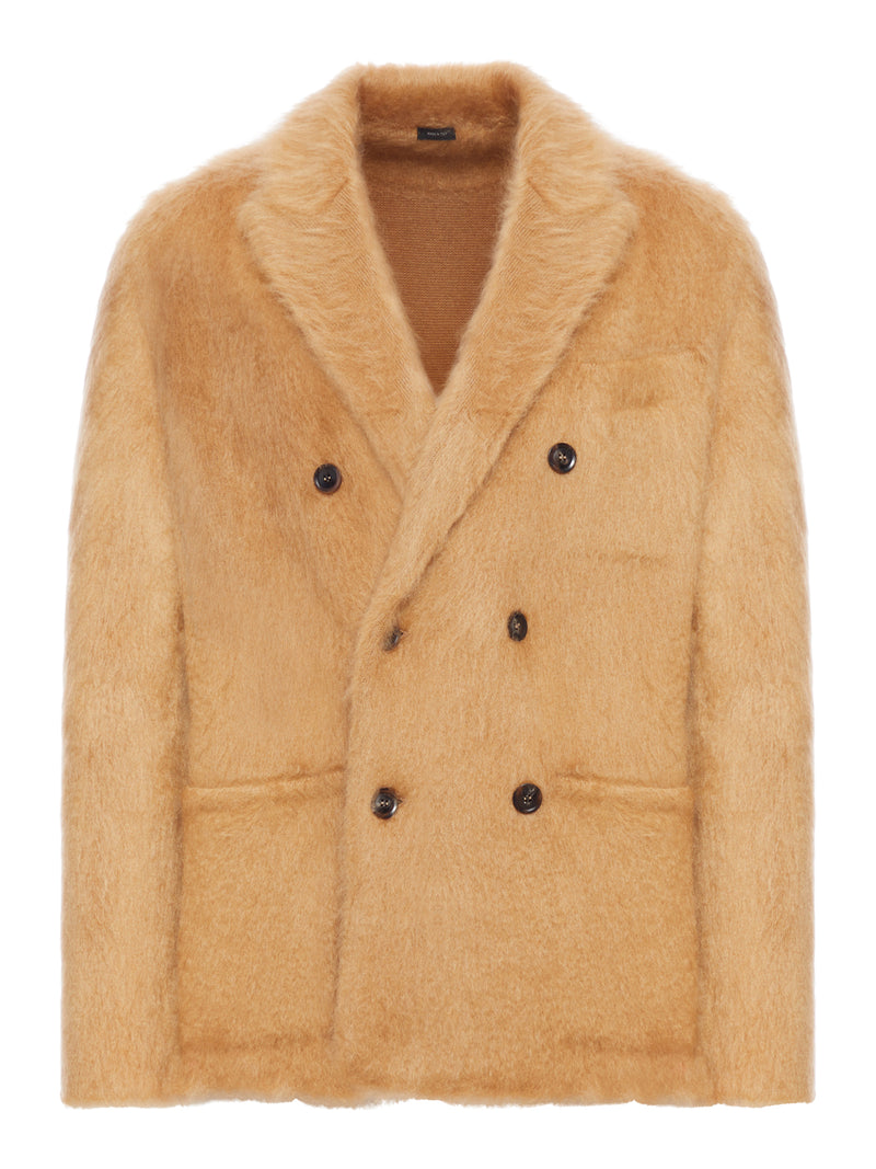 GIACCA DOPPIOPETTO IN CASHMERE E MOHAIR