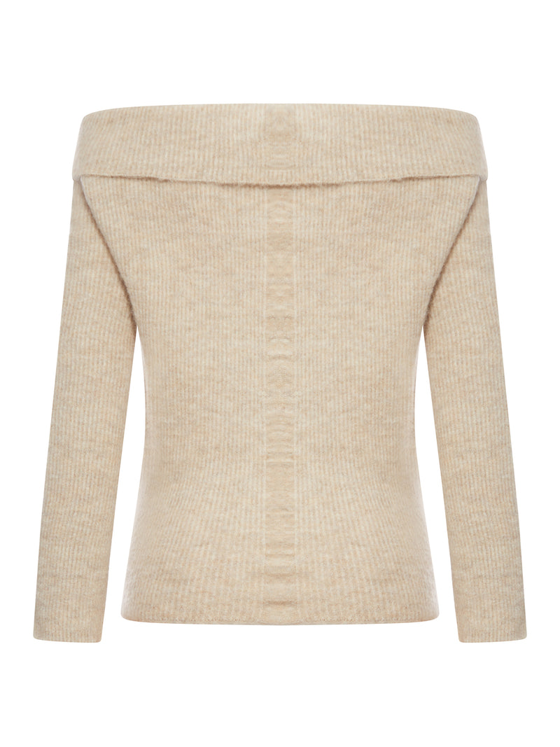 MAGLIA A COSTE CON SPALLE SCOPERTE