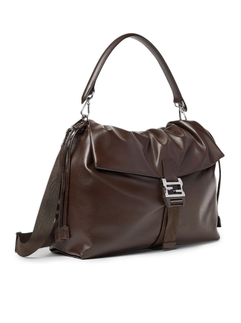 BORSA IN PELLE FLUX MAXI MESSENGER