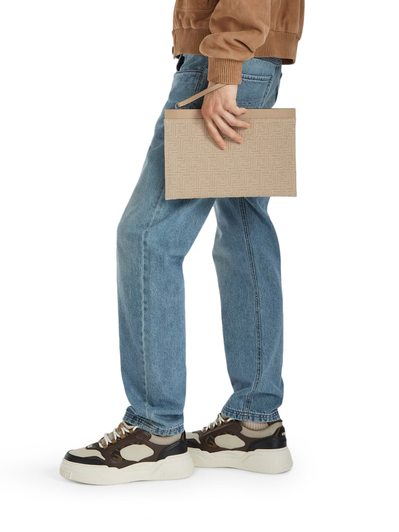 SNEAKERS FENDI FORCE IN PELLE