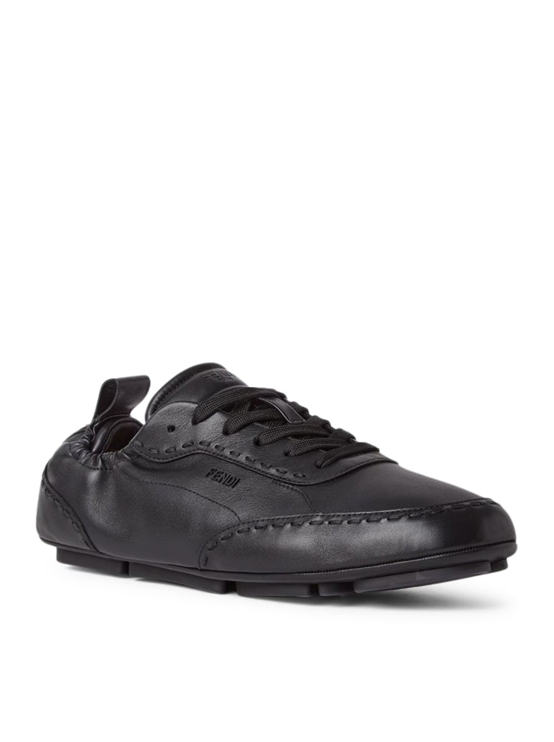 SNEAKER FENDI FIT LOW TOP IN PELLE NERA