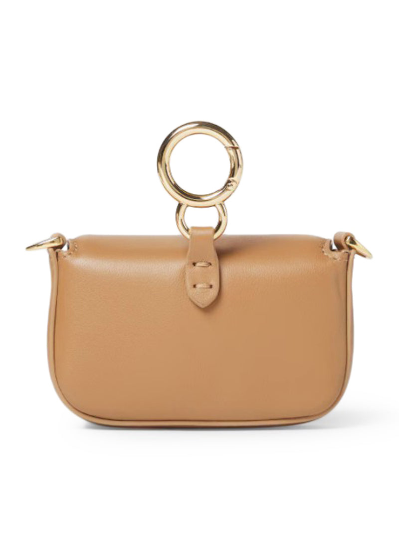 NANO BAGUETTE CHARM IN NAPPA BEIGE