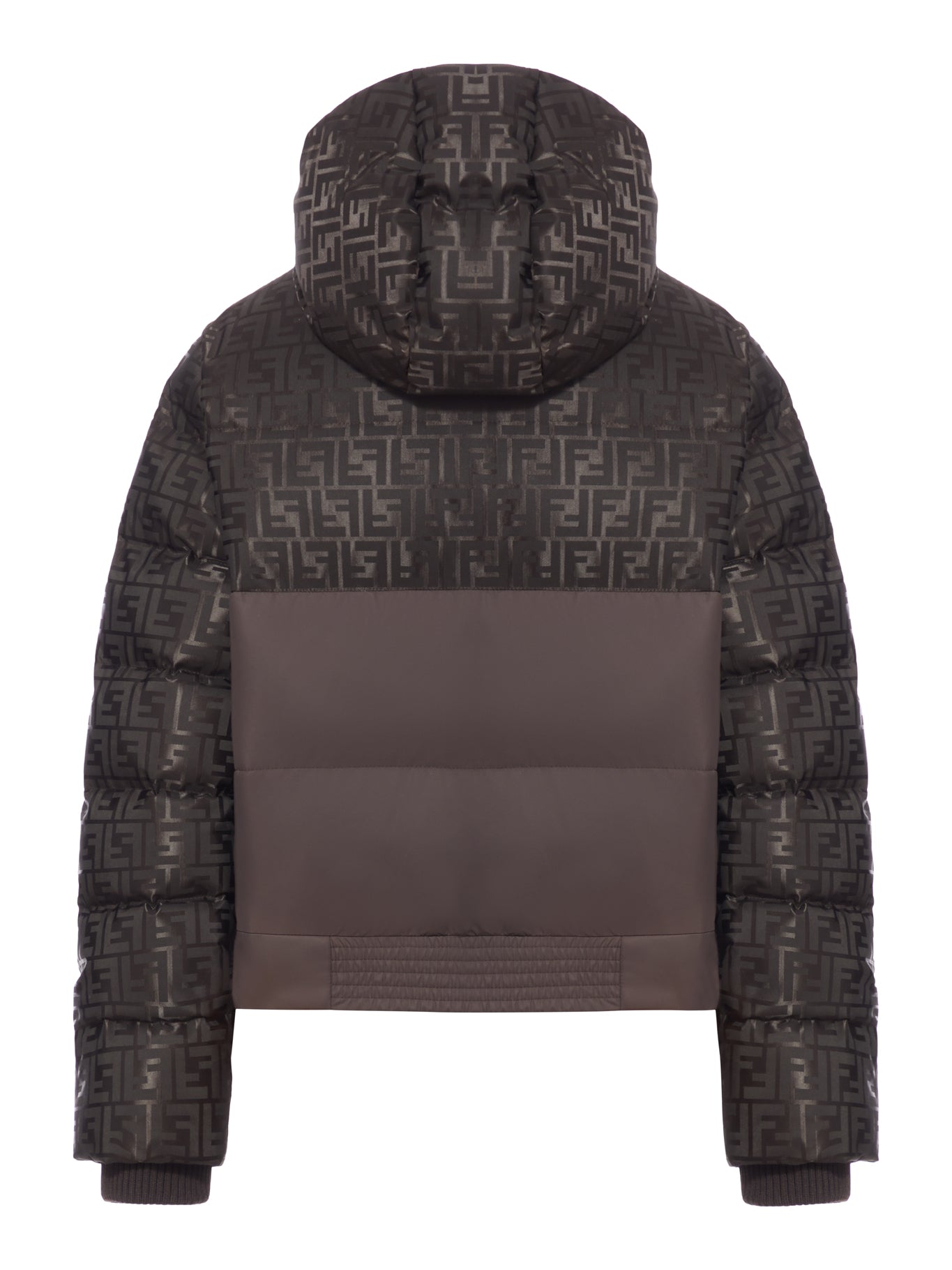 GIACCA IMBOTTITA IN TESSUTO TECNICO FF JACQUARD