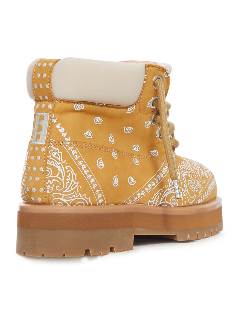 SNEAKER STRADA LOW BANDANA IN PELLE