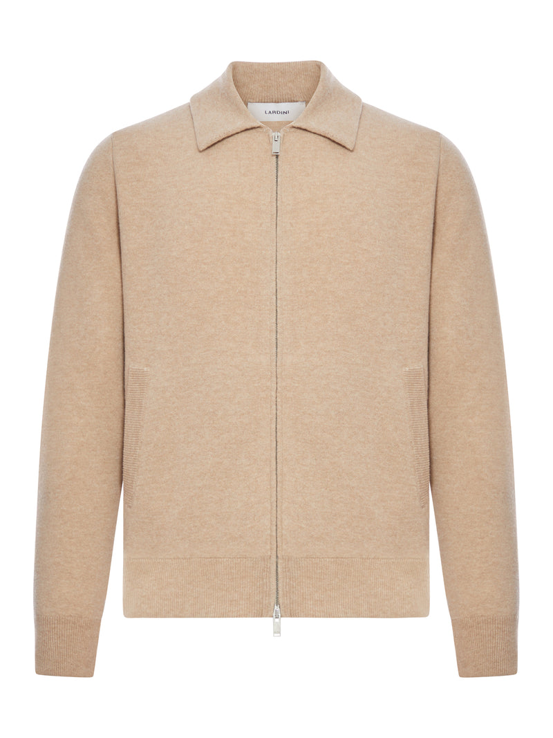 GIACCA IN MISTO LANA CON ZIP