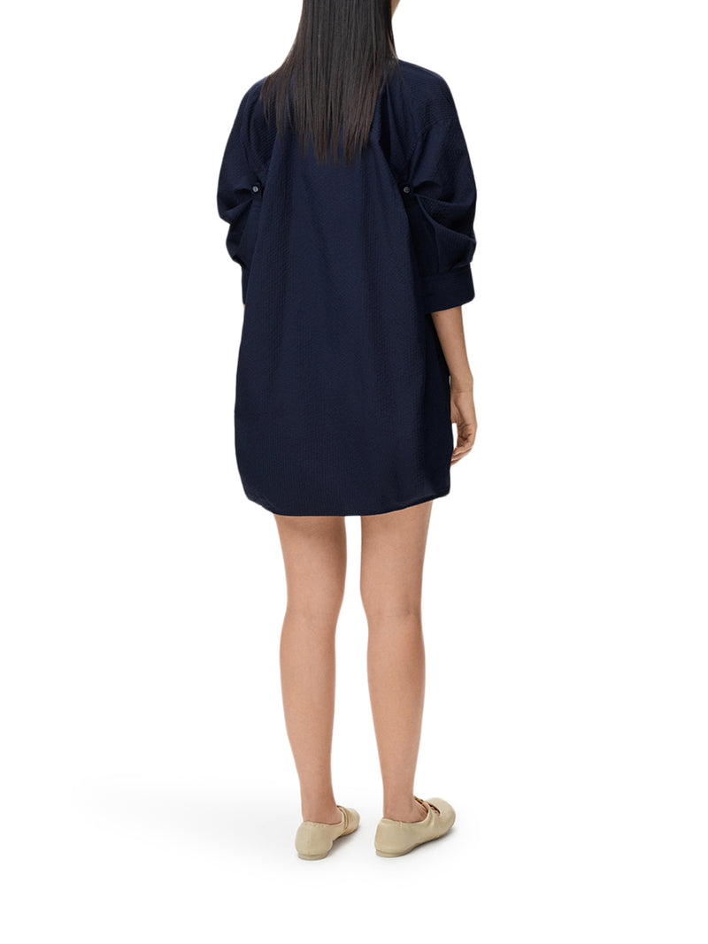 ABITO DRAPPEGGIATO IN COTONE