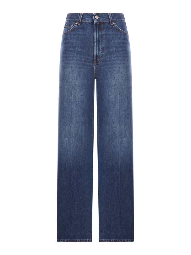 JEANS WIDE LEG IN DENIM