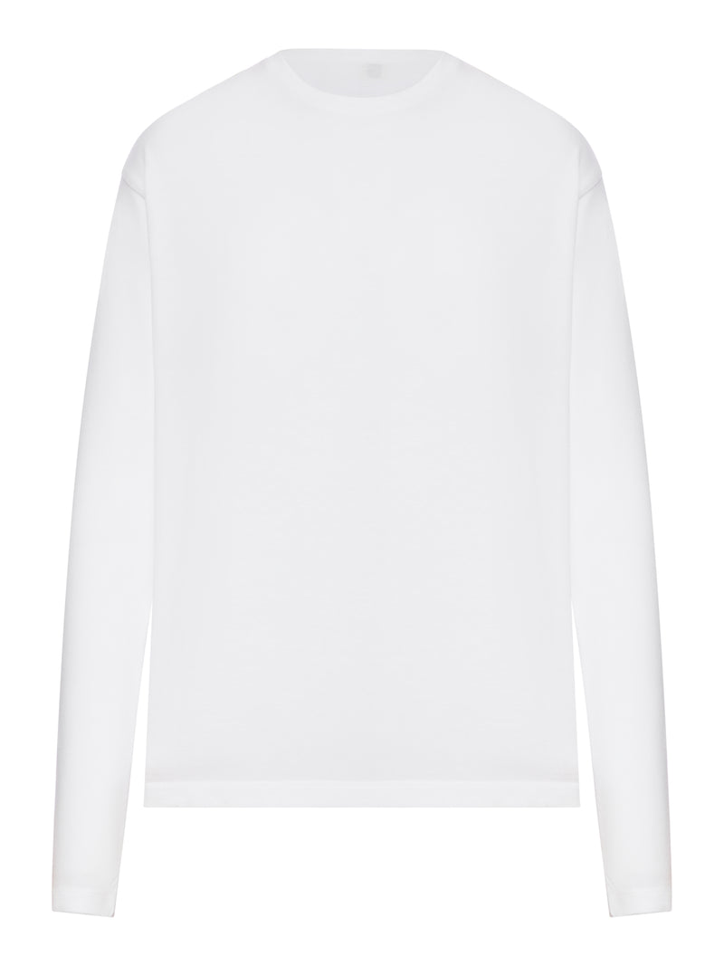 T-SHIRT A MANICA LUNGA IN COTONE