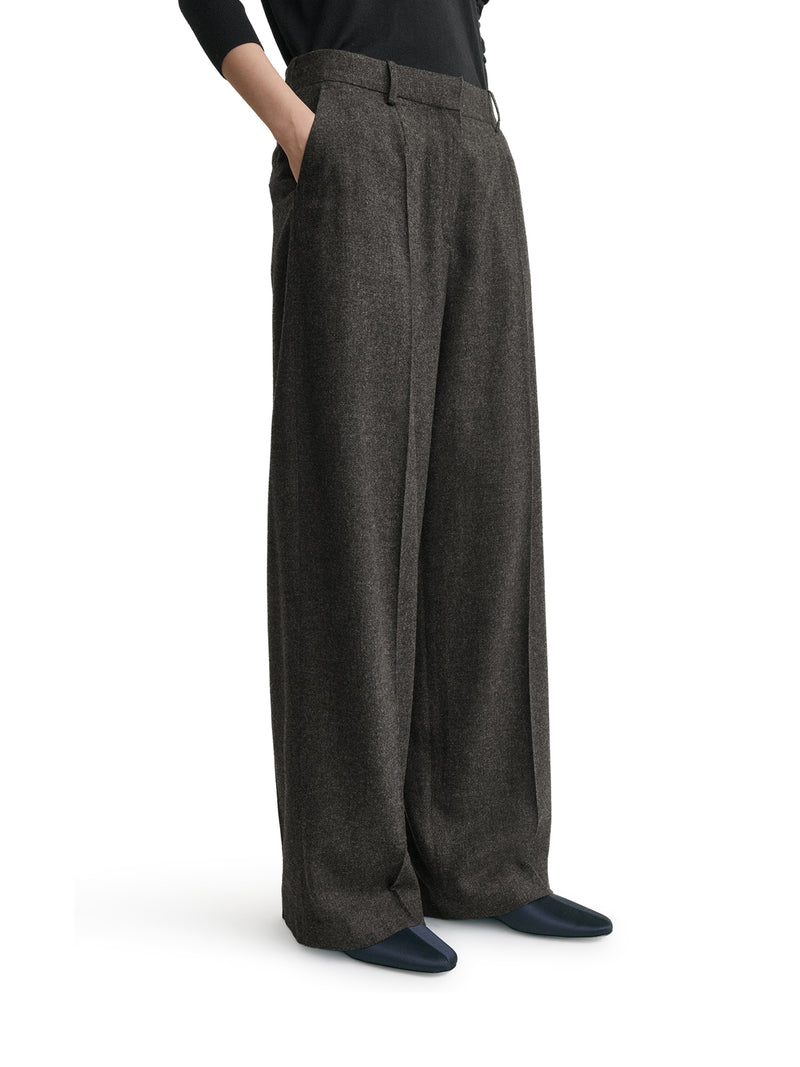 PANTALONI SARTORIALI IN FLANELLA