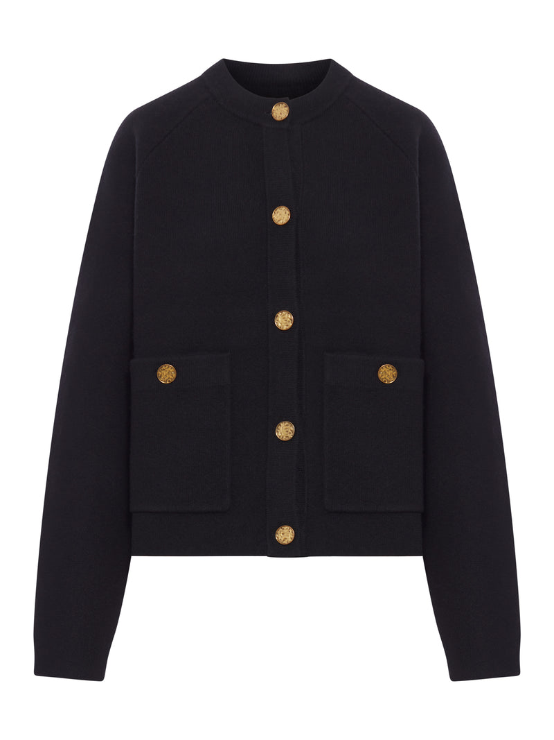 CARDIGAN CON BOTTONI MARTELLATI