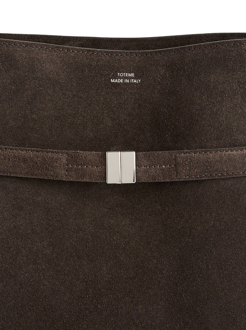 BORSA A SECCHIELLO IN PELLE SCAMOSCIATA