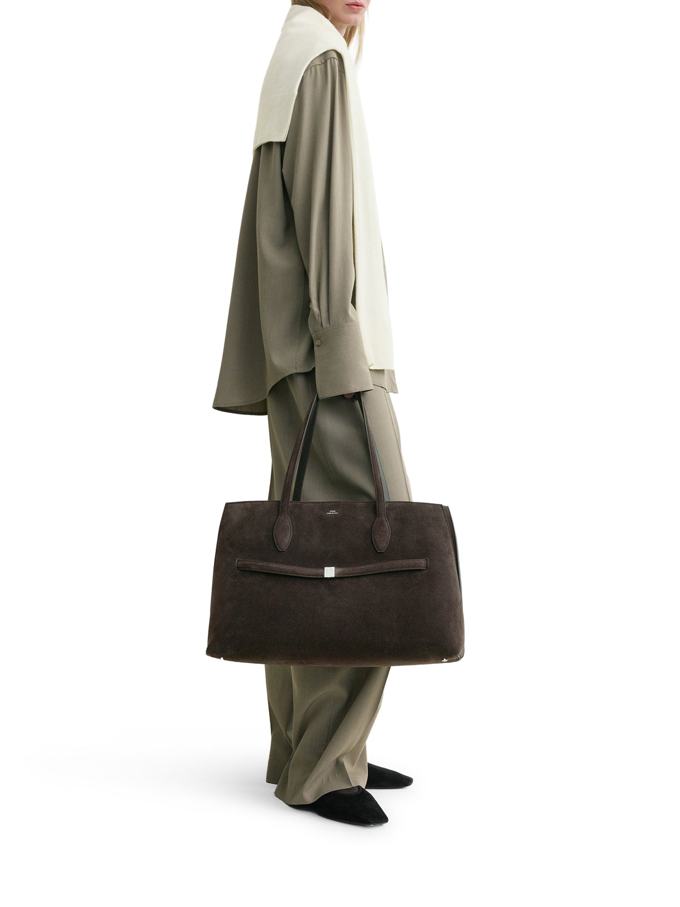 BORSA IN SUEDE LOUNGE TOTE