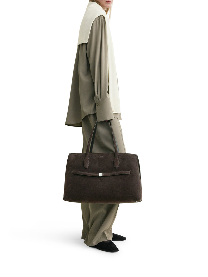 BORSA IN SUEDE LOUNGE TOTE