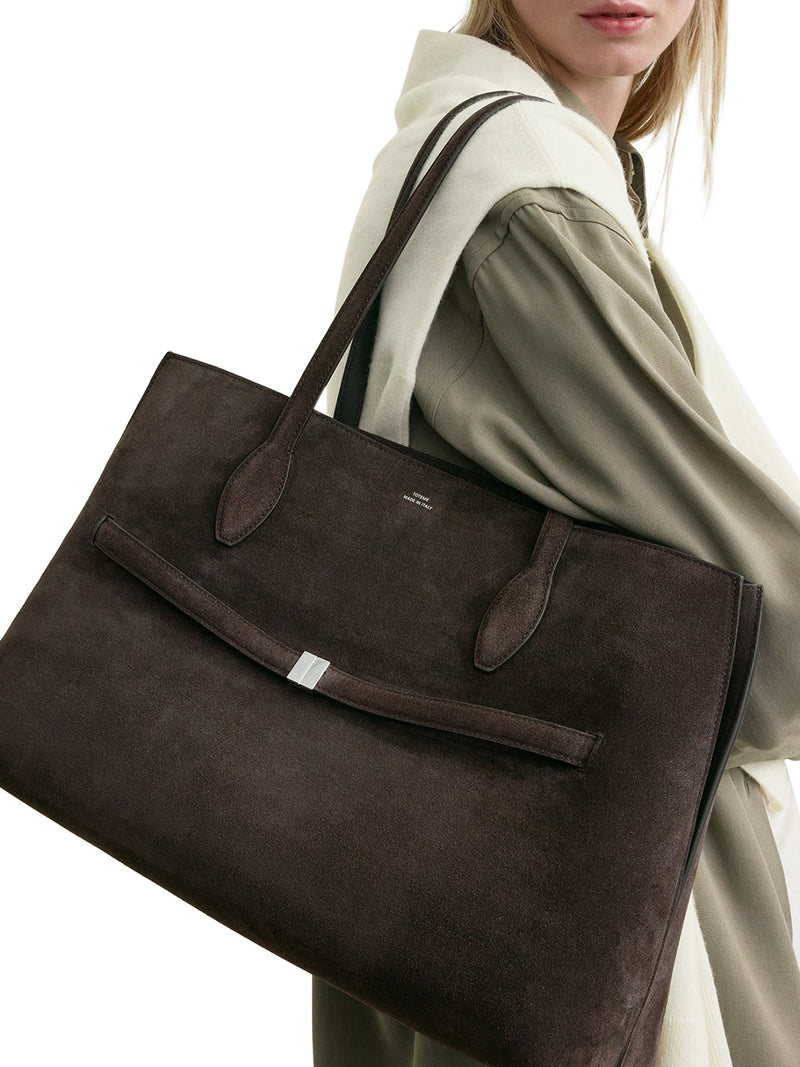 BORSA IN SUEDE LOUNGE TOTE
