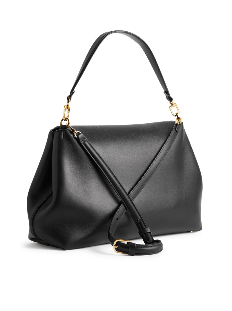 BORSA T-LOCK A TRACOLLA IN PELLE