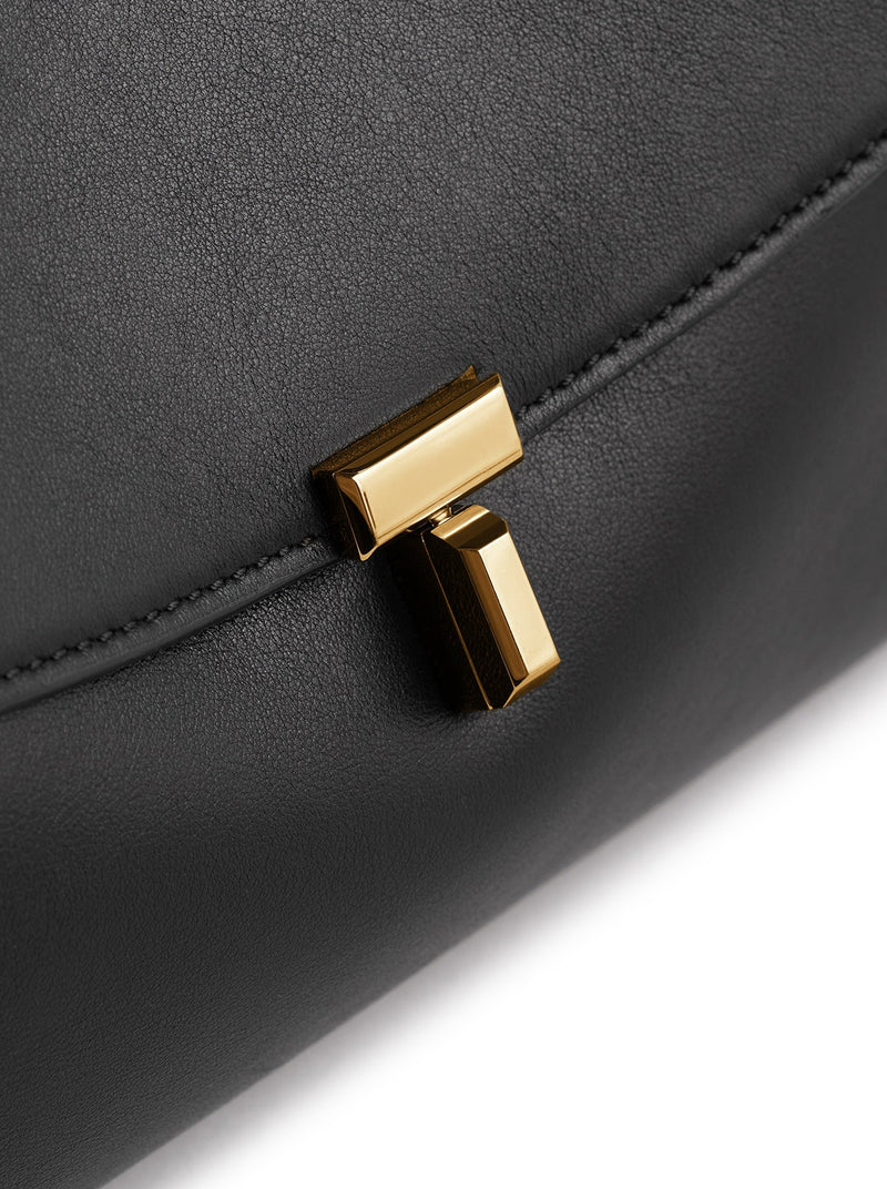 BORSA T-LOCK A TRACOLLA IN PELLE