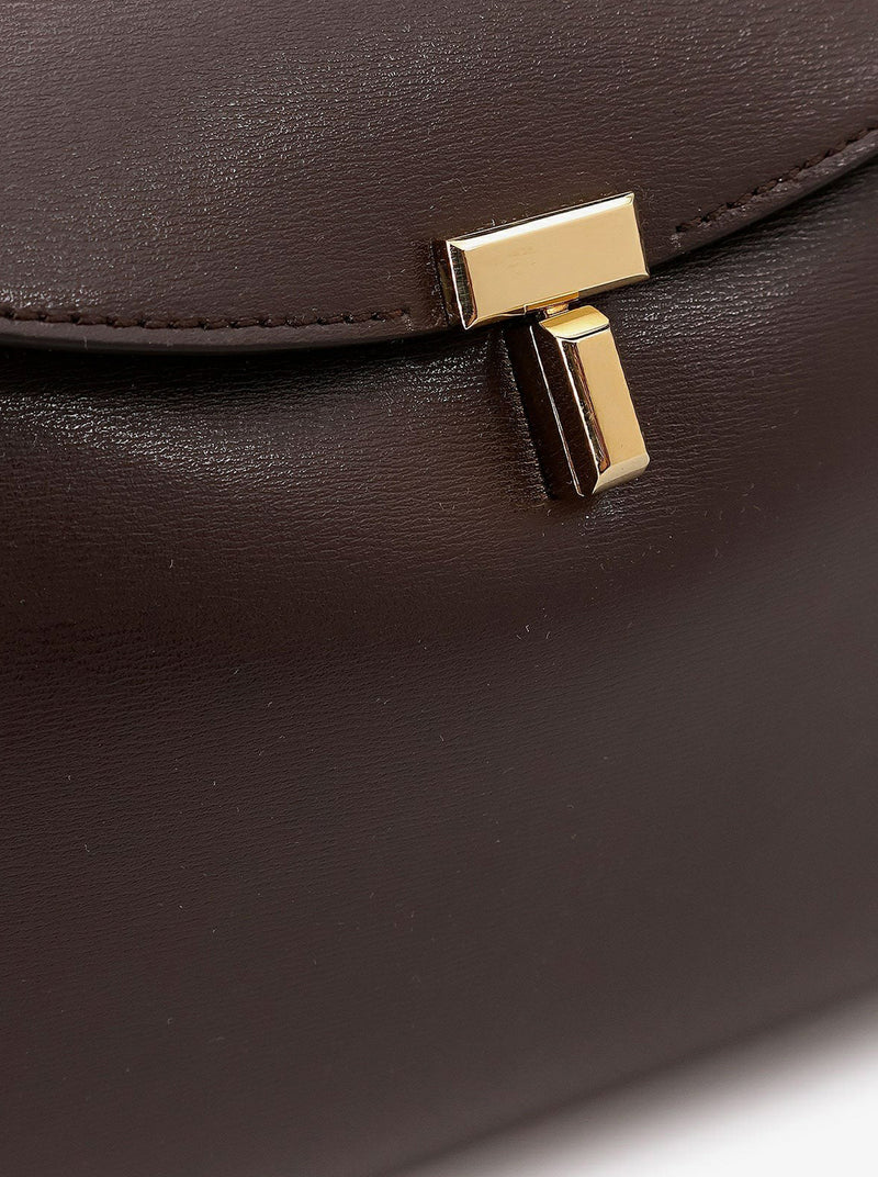 BORSA A TRACOLLA IN PELLE T-LOCK