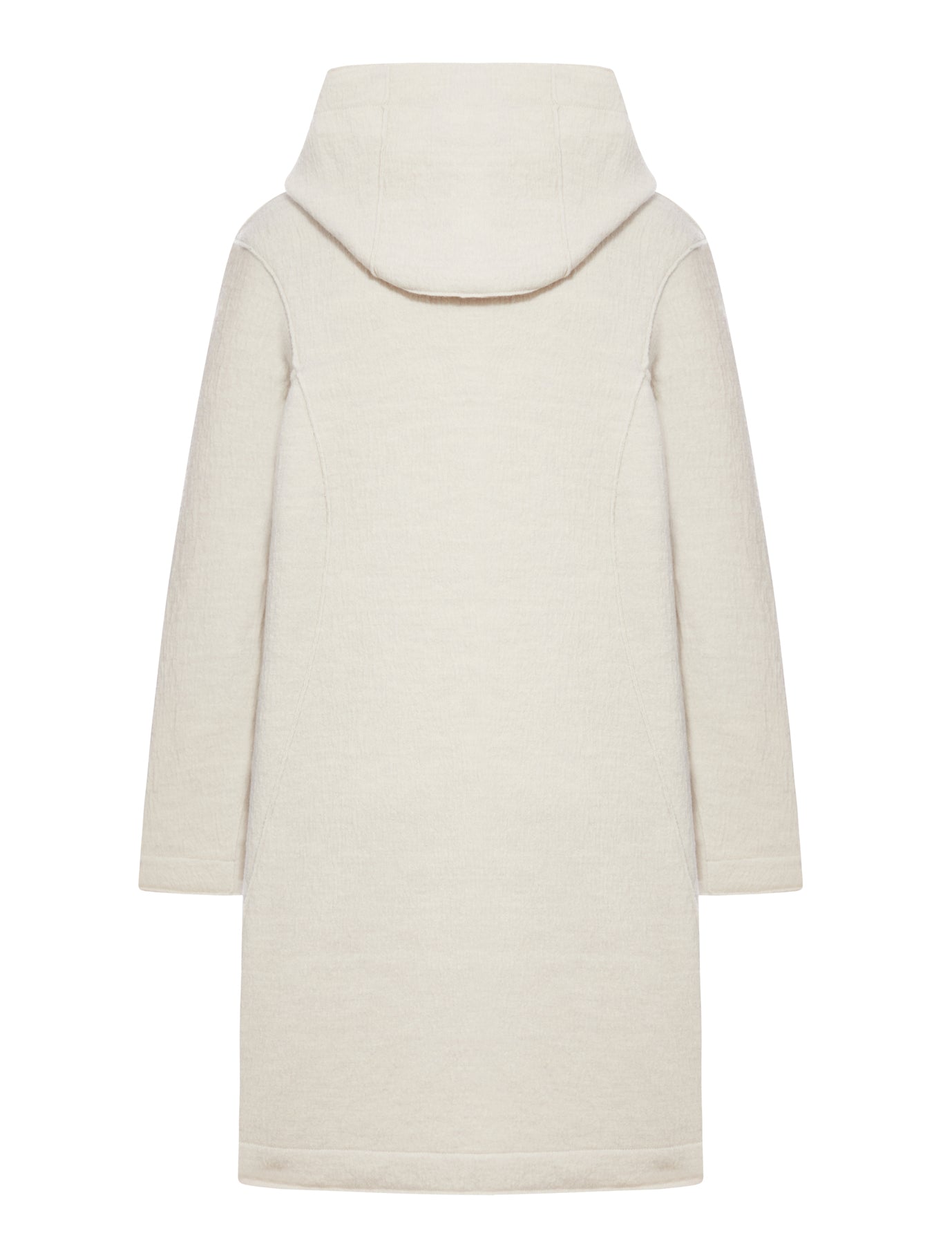 GIACCONE COMFORT FIT CON CAPPUCCIO IN LANA COTTA