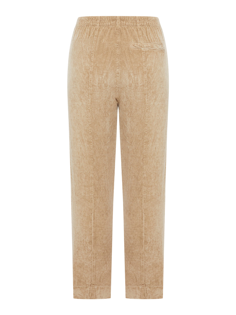 PANTALONE REGULAR FIT IN COSTINA DI VELLUTO