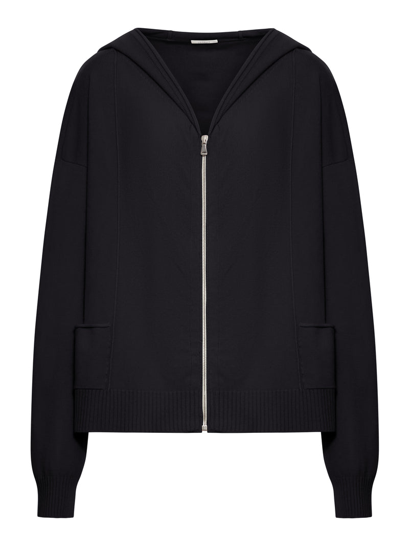 FELPA OVERSIZE CON CAPPUCCIO