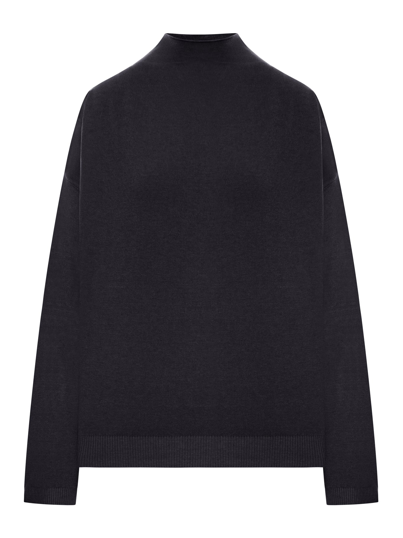 MAGLIONE COLLO ALTO IN MISTO LANA