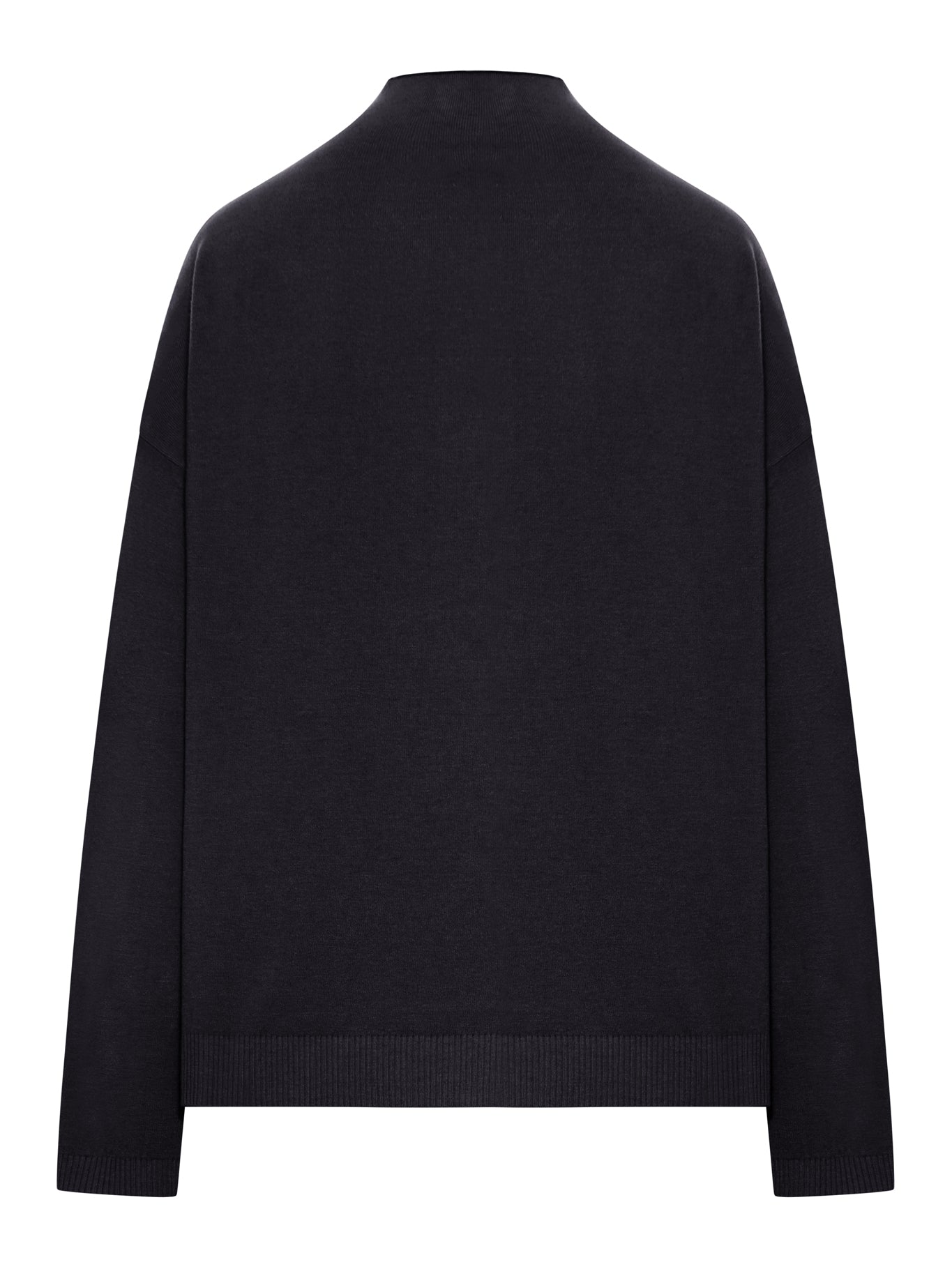 MAGLIONE COLLO ALTO IN MISTO LANA