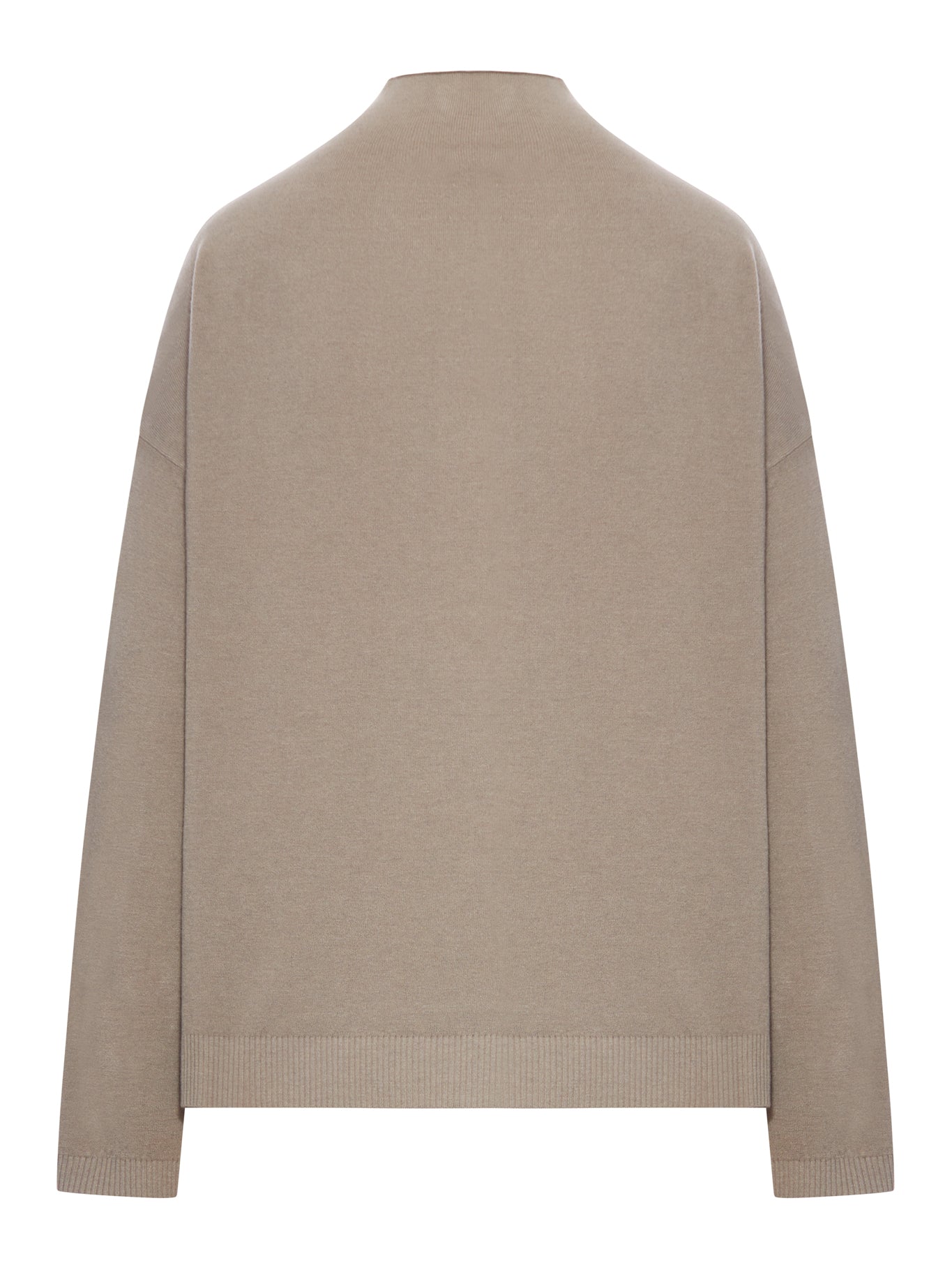 MAGLIONE COLLO ALTO IN MISTO LANA