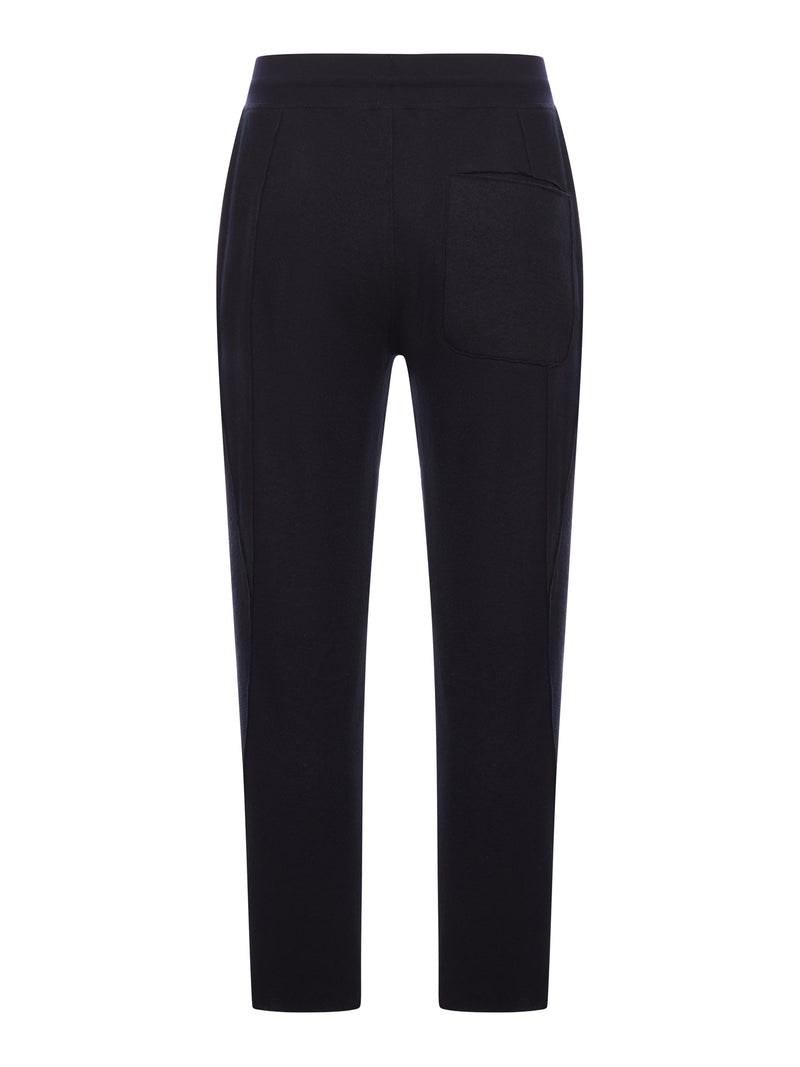 PANTALONE JOGGING LOOSE-FIT IN PANNO DI LANA VERGINE
