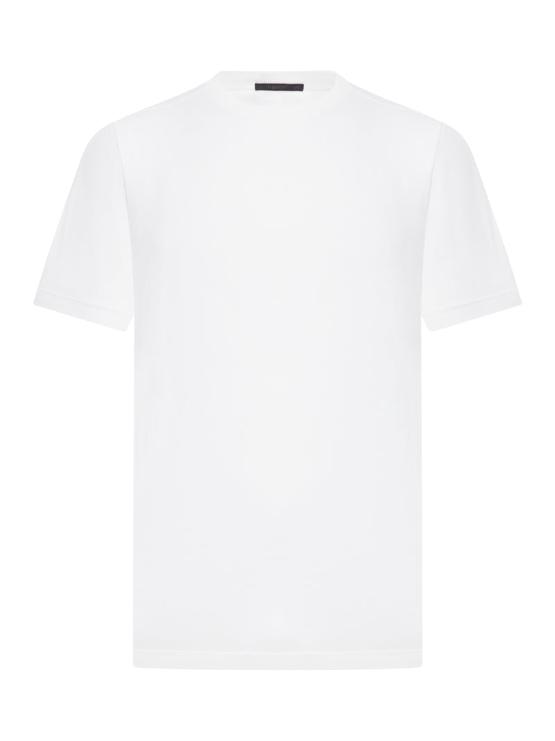 T-SHIRT GIROCOLLO IN COTONE