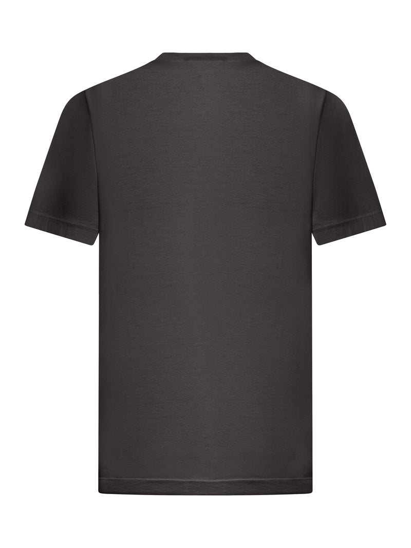 T-SHIRT GIROCOLLO IN COTONE