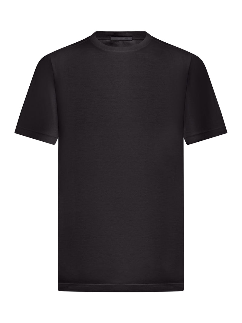 T-SHIRT GIROCOLLO IN COTONE