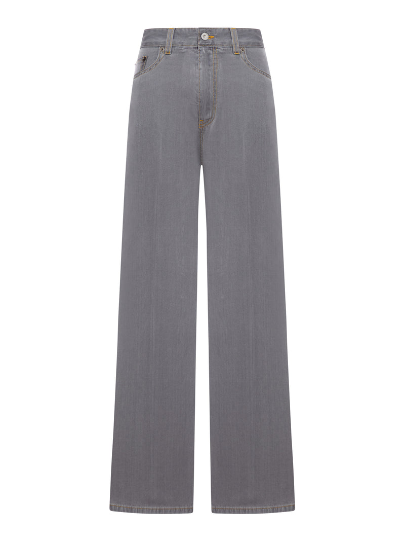 PANTALONI IN DENIM CHAMBRAY